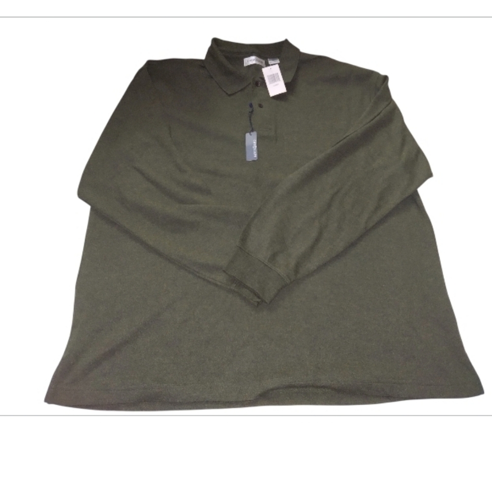 Chereskin Long Sleeve Shirt in Olive Green XL New